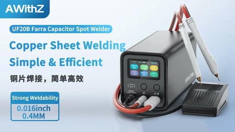 0.1mm copper sheet can be easily welded, UF20B makes fine welding simple and efficient